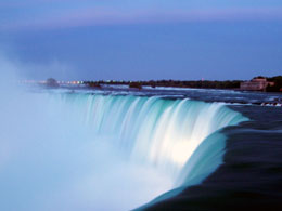 The Falls At Sunset The Falls At Sunset