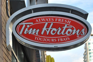 A Canadian Tim Hortons On Rideau