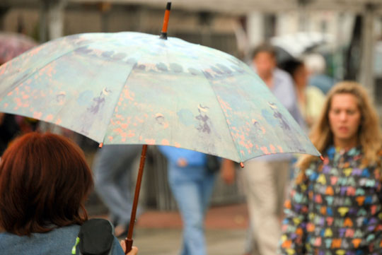 Girl with umbrella