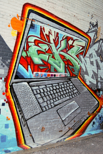 Nerdy Graffiti, Toronto, September 2013