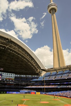 CN Tower from the Rogers Centre