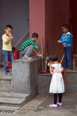 Kids in Changsha