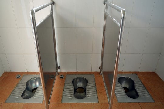 Public Toilets (No Doors!) in a Hutong