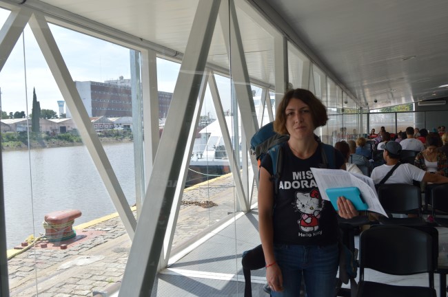 At the Ferry Terminal in Buenos Aires