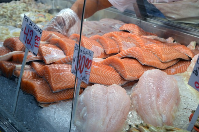 Seafood at the Mercado Público de Florianópolis