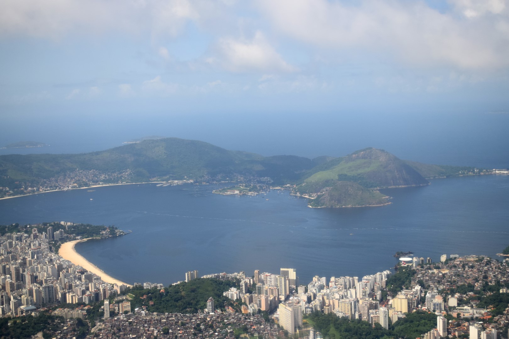 Rio from above, flight Rio de Janeiro to Campinas