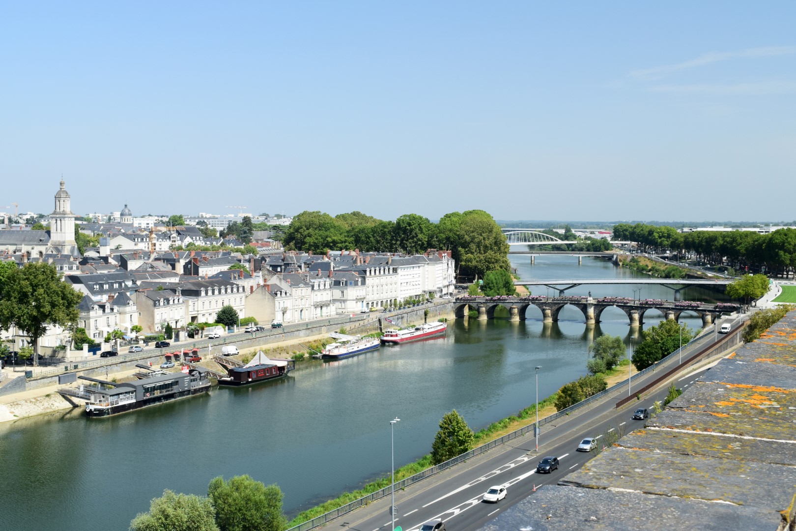 Angers from the castle's ramparts
