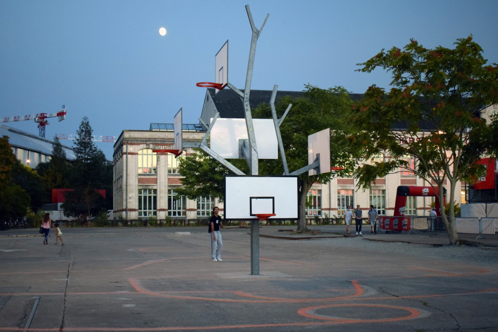 L'arbre à basket, Île de Nantes