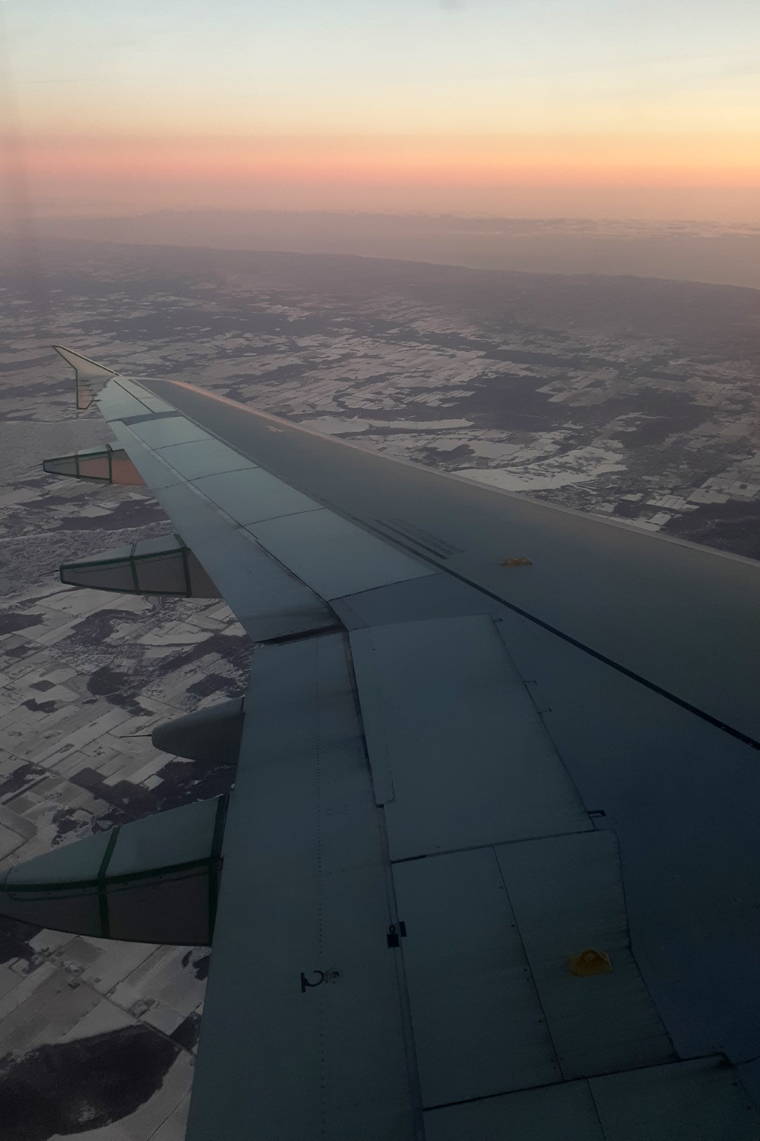 Landing in Toronto, December 17, 2020
