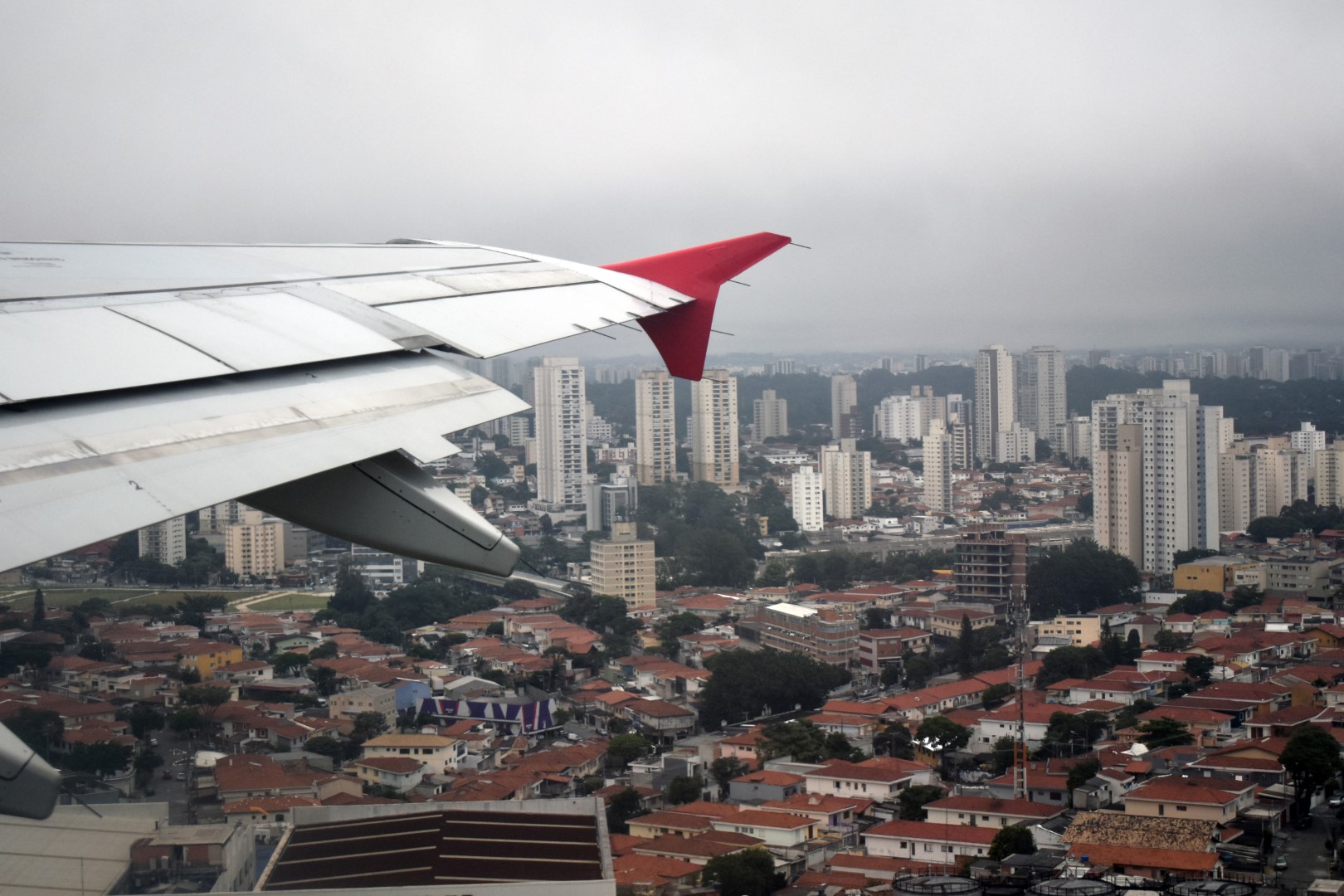 Taking off in Congonhas, São Paulo