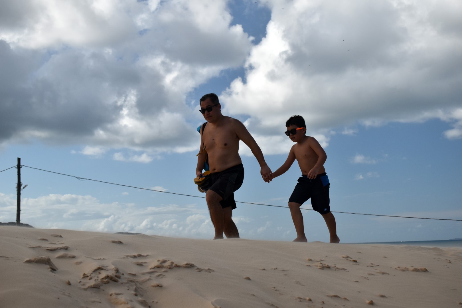Crossing back to Ingleses Sul, Florianópolis
