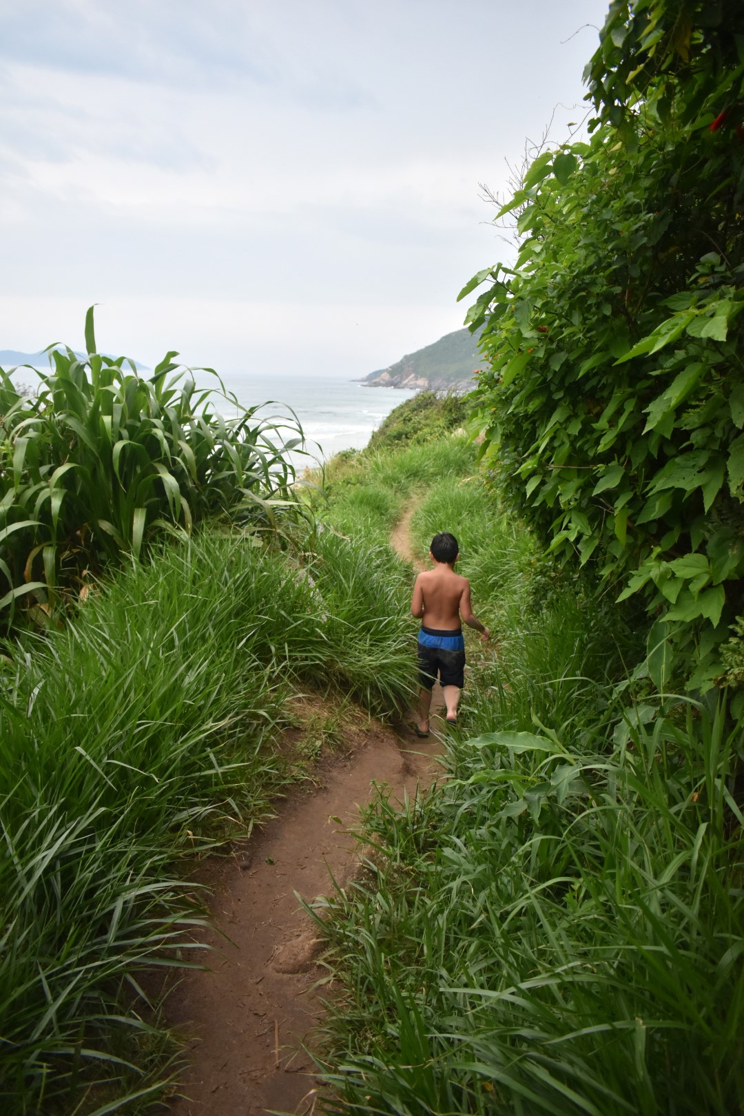 Crossing to Praia da Solidão, Ilha de Santa Catarina