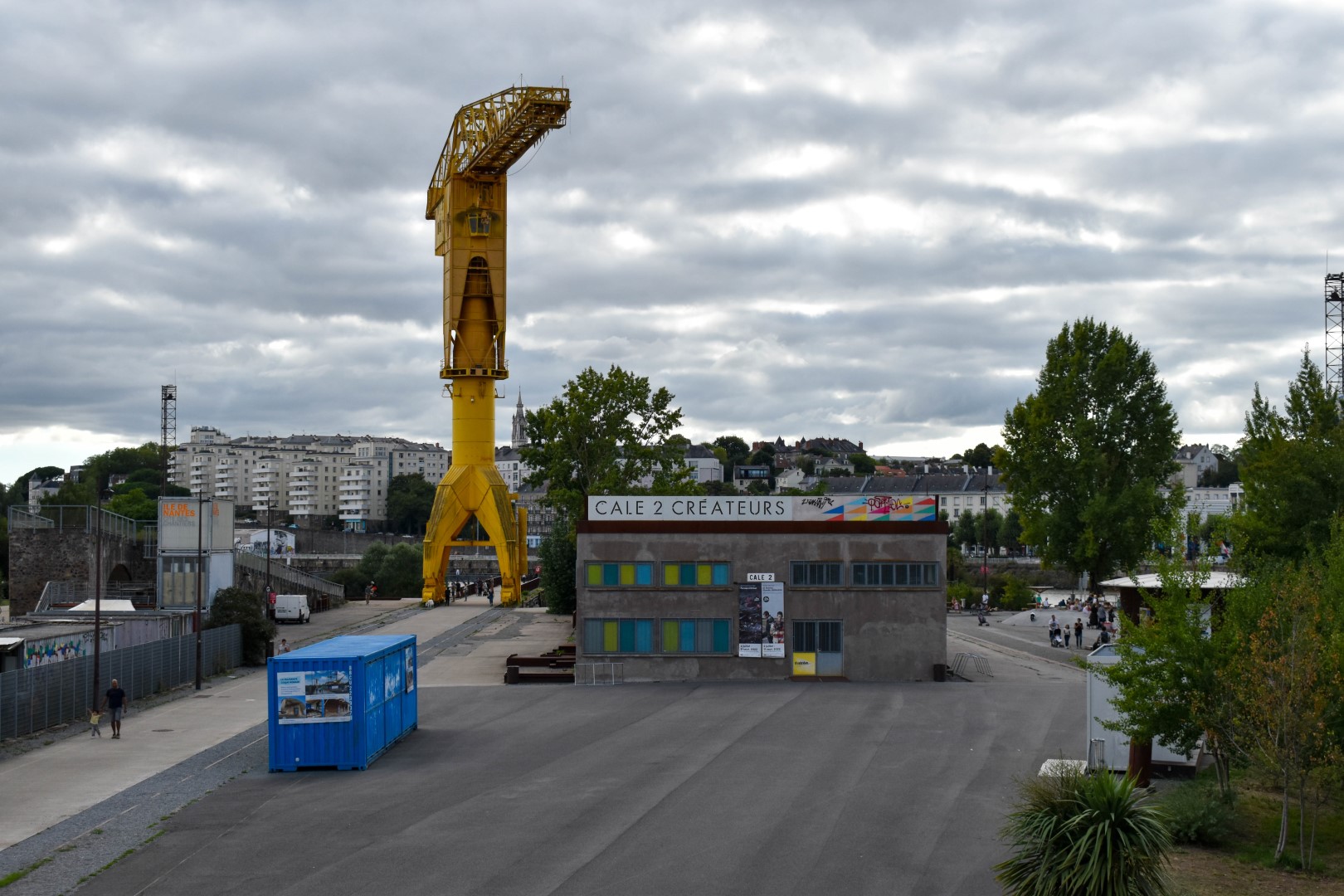 On board Les Machines de l'ïle's life-size mechanical elephant, Nantes