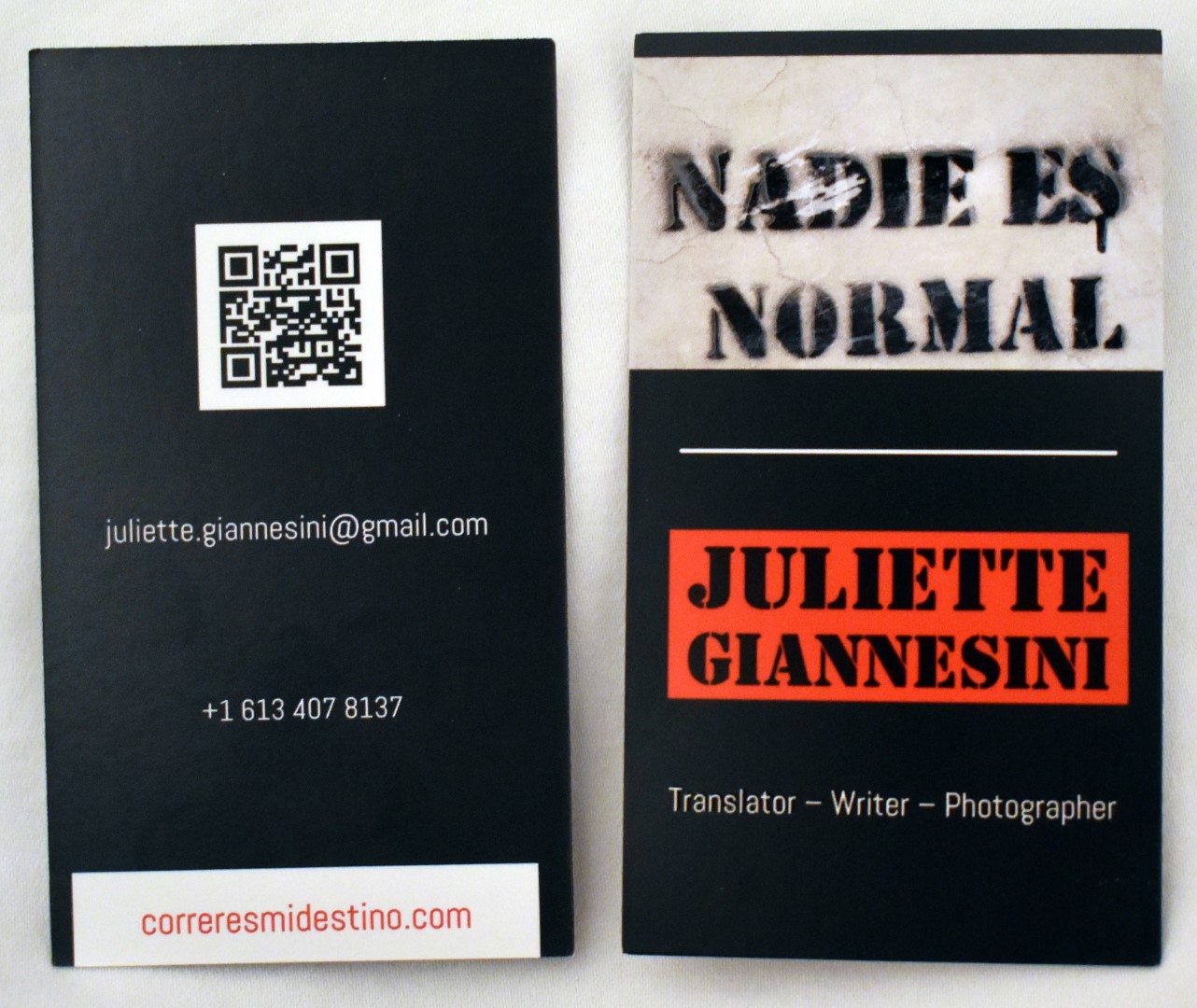 Business card Juliette