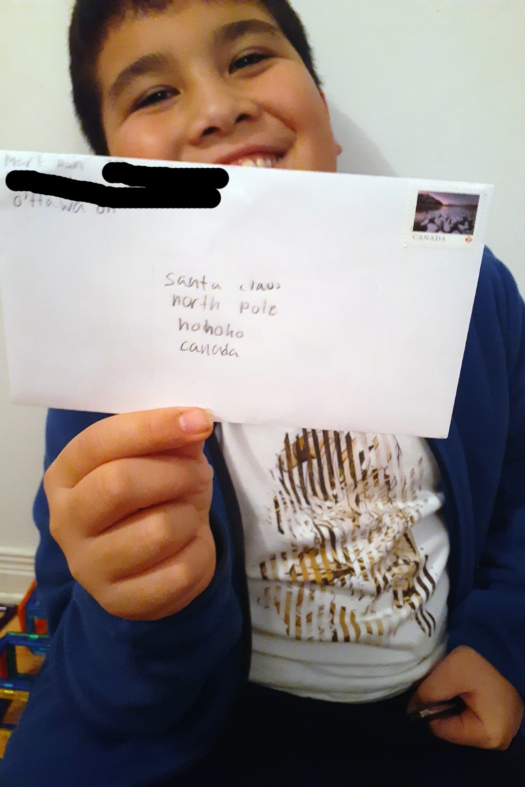 Mark's letter to Santa, Ottawa, November 2022