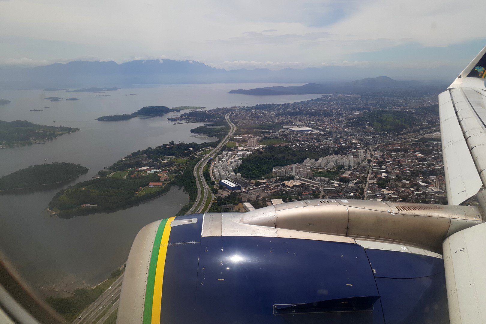 Landing in Santos Dumont airport, Rio de Janeiro