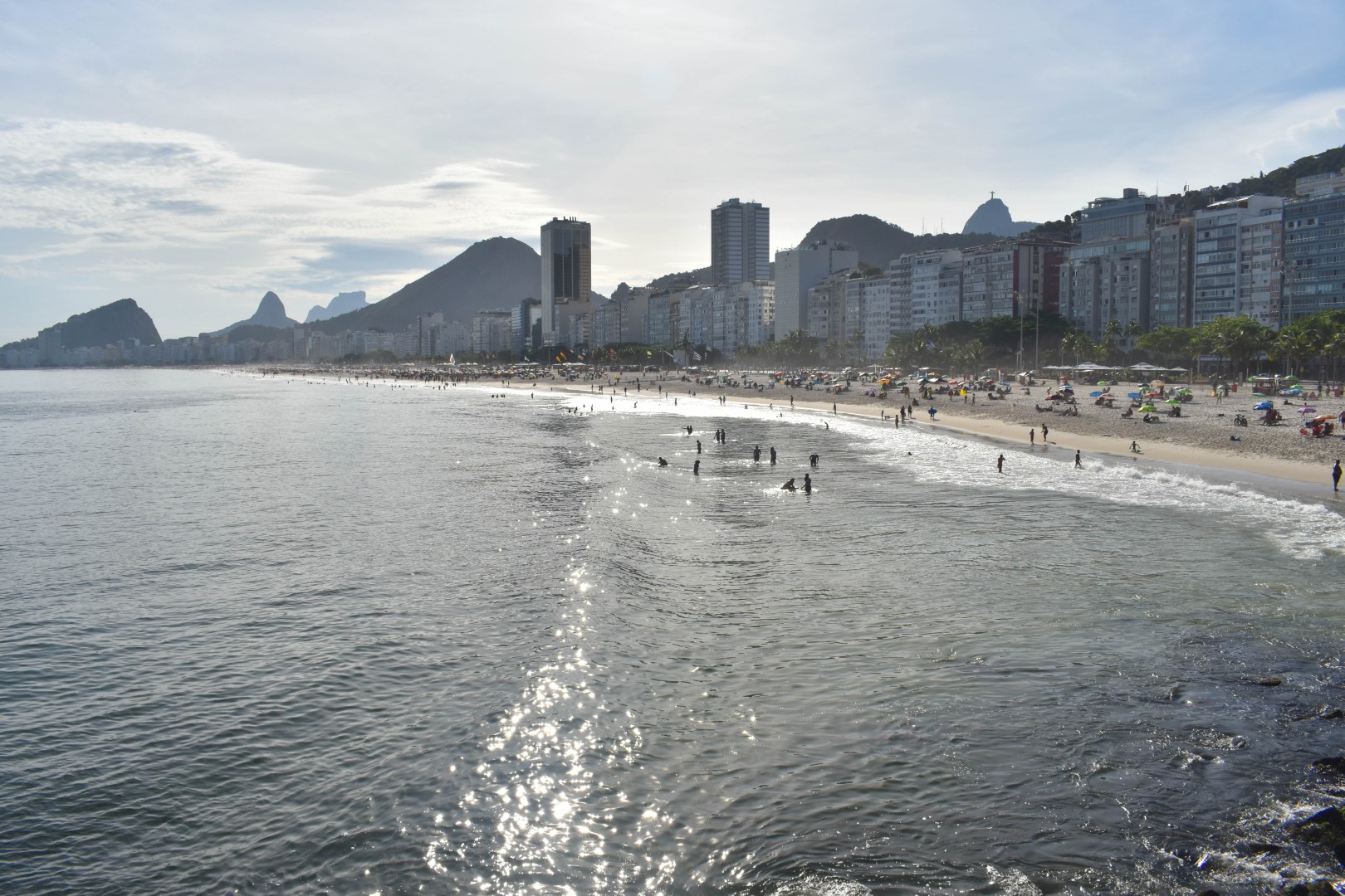 Praia de Copacabana from Leme, Rio de Janeiro