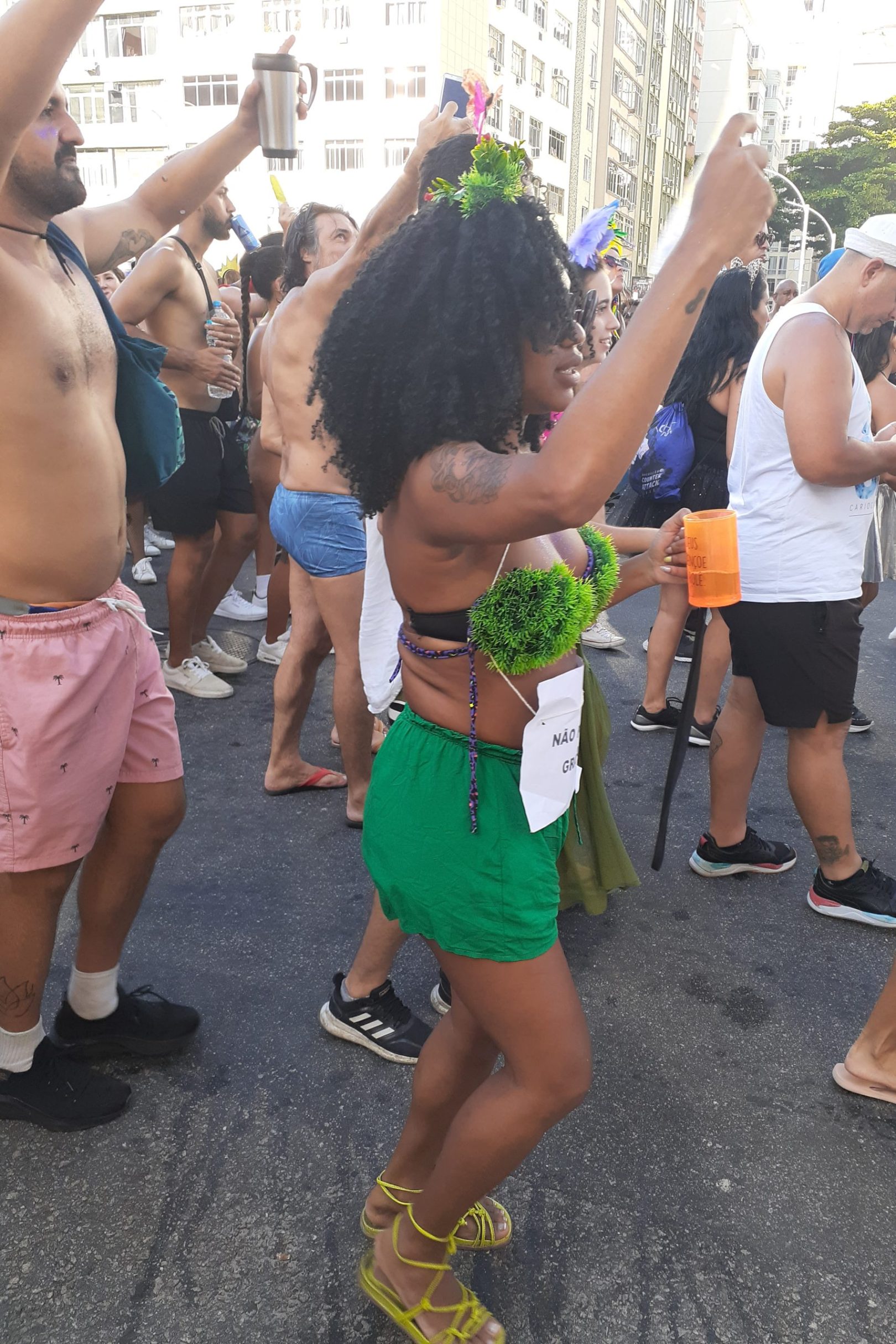 Bloco on Av. Princesa Isabel, Copacabana, Rio de Janeiro