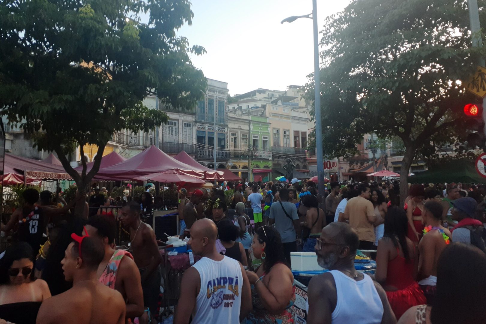 Last day of Carnival, Rio Centro