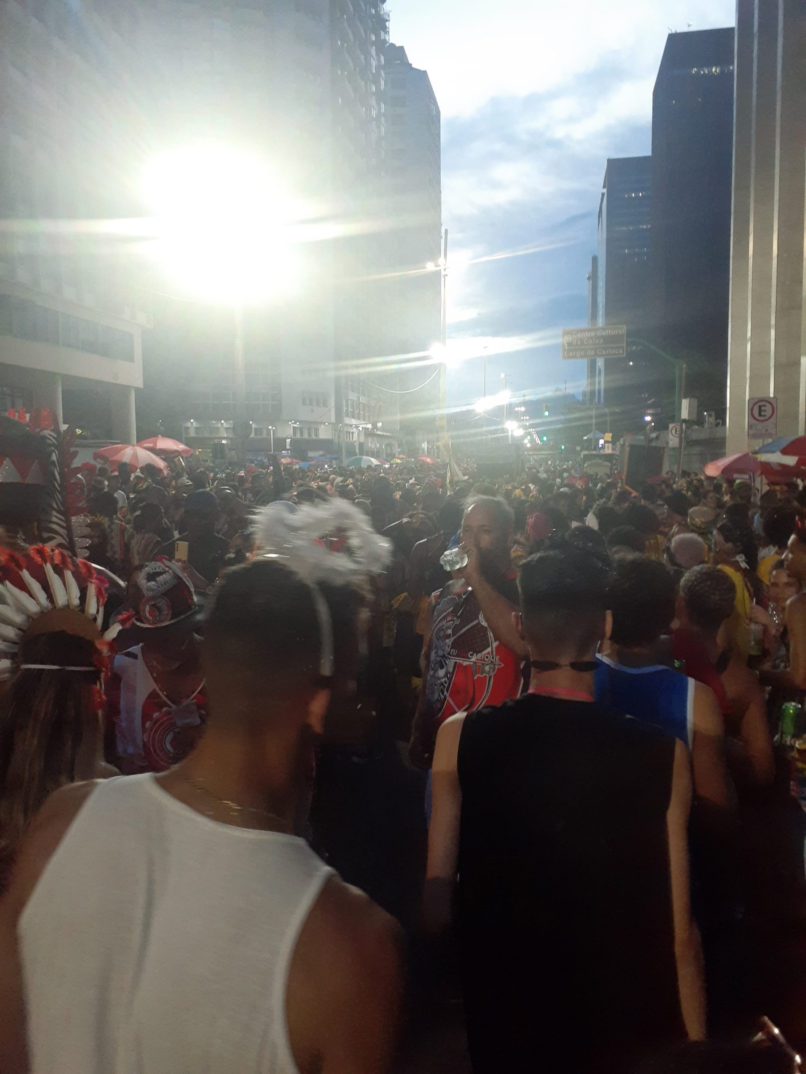 Last day of Carnival, Rio Centro