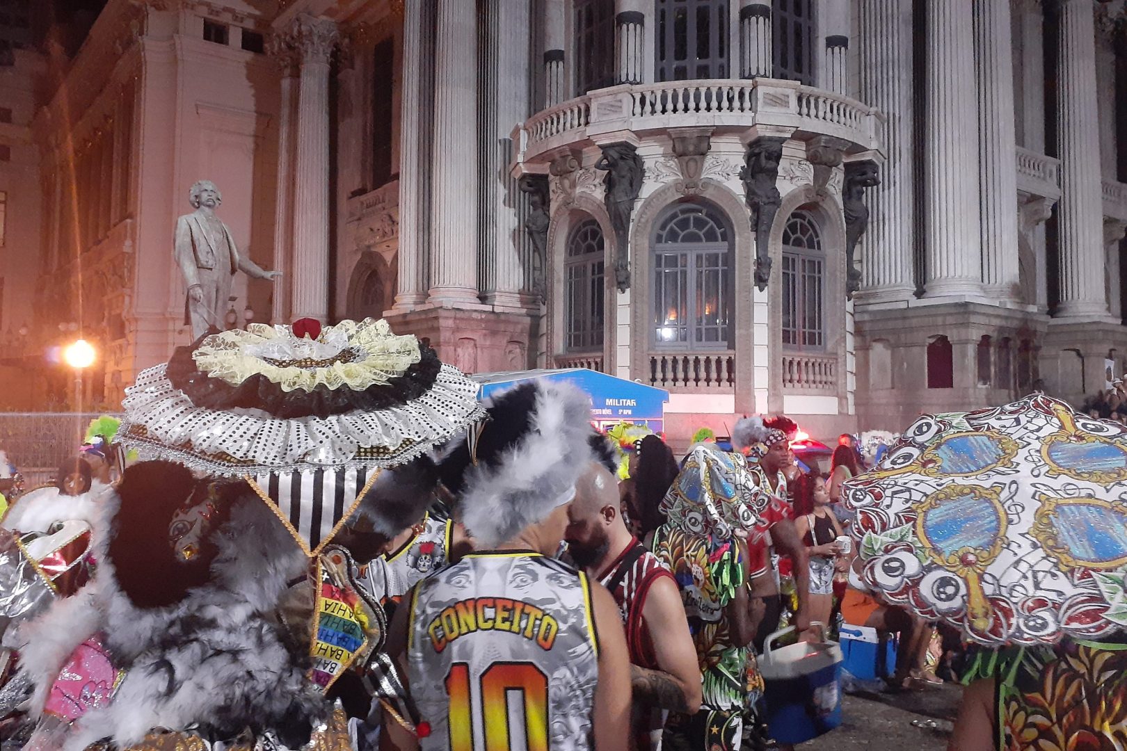 Last day of Carnival, Rio Centro