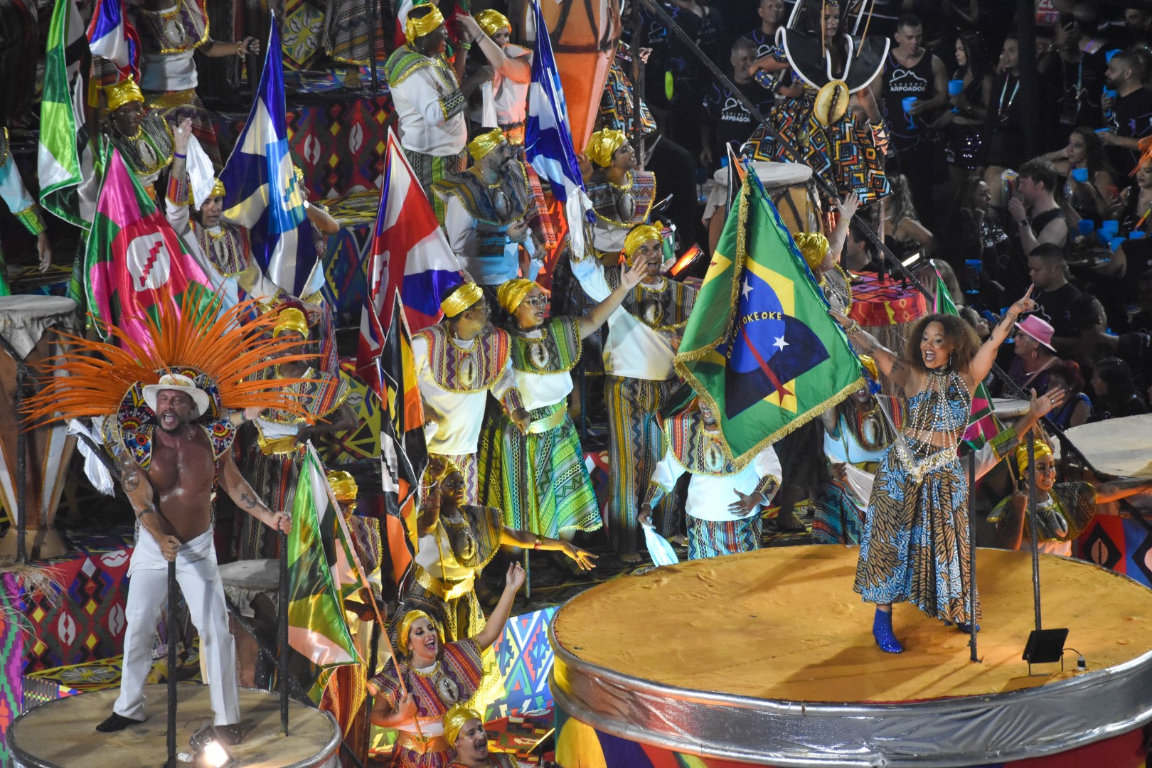 Lins Imperial, samba school parade, Sambodromo Marquês de Sapucaí, Rio de Janeiro