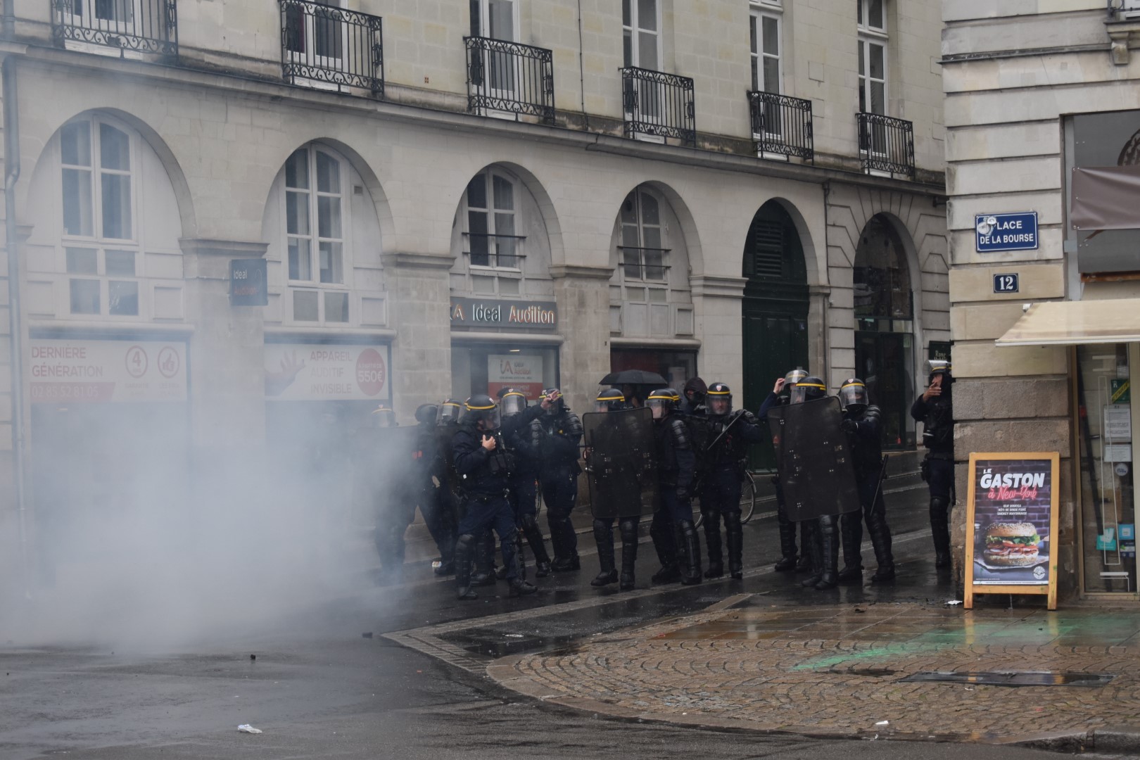 Pension bill protest, Nantes, April 13, 2023