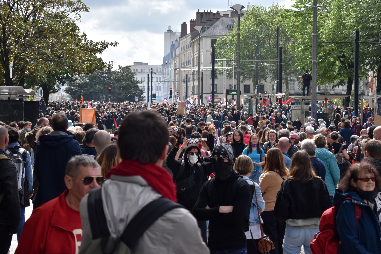May 1 protest, Nantes