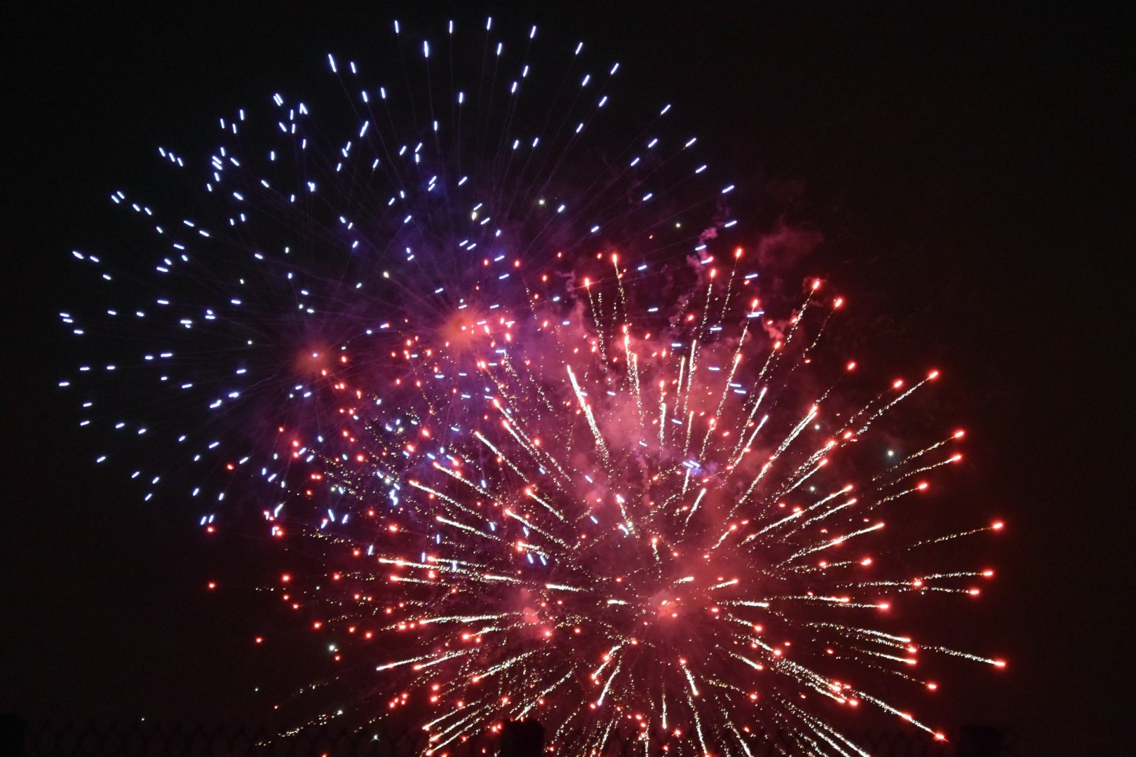 Bastille Day fireworks, July 14 2023, Nantes