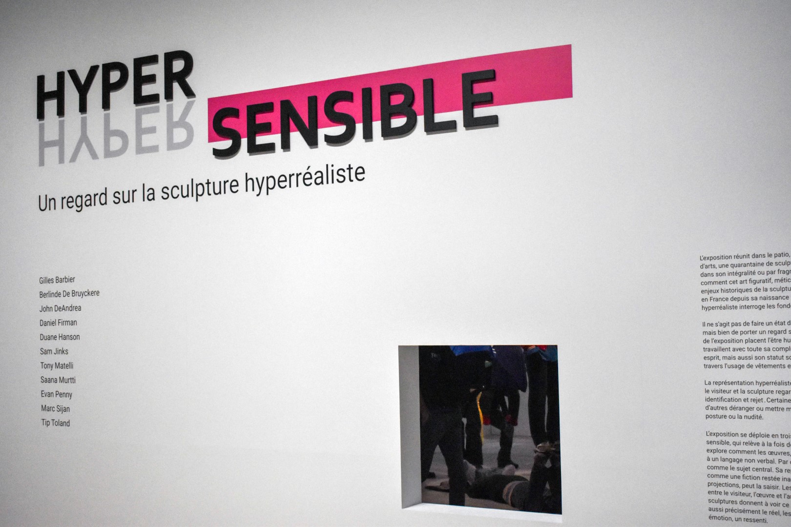 Musée d'arts de Nantes, "Hyper sensible" exhibition, Nantes, July 2023