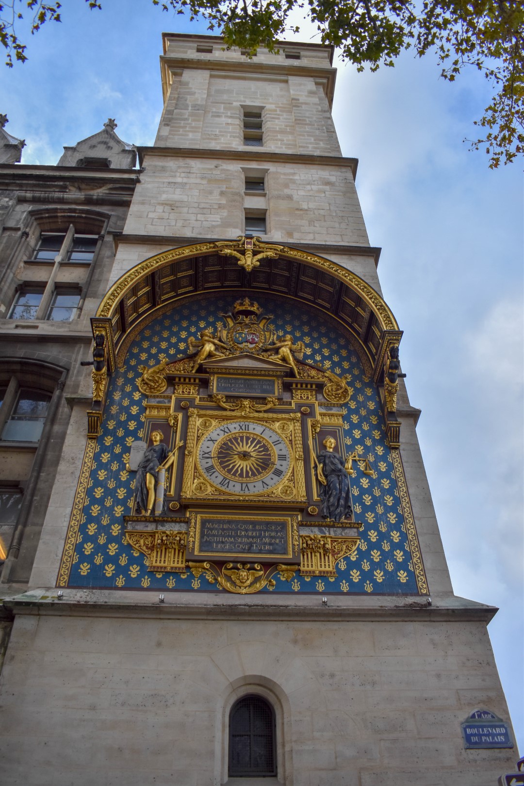 Tour de l'Horloge du Palais de la Cité, Boulevard du Palais, Paris