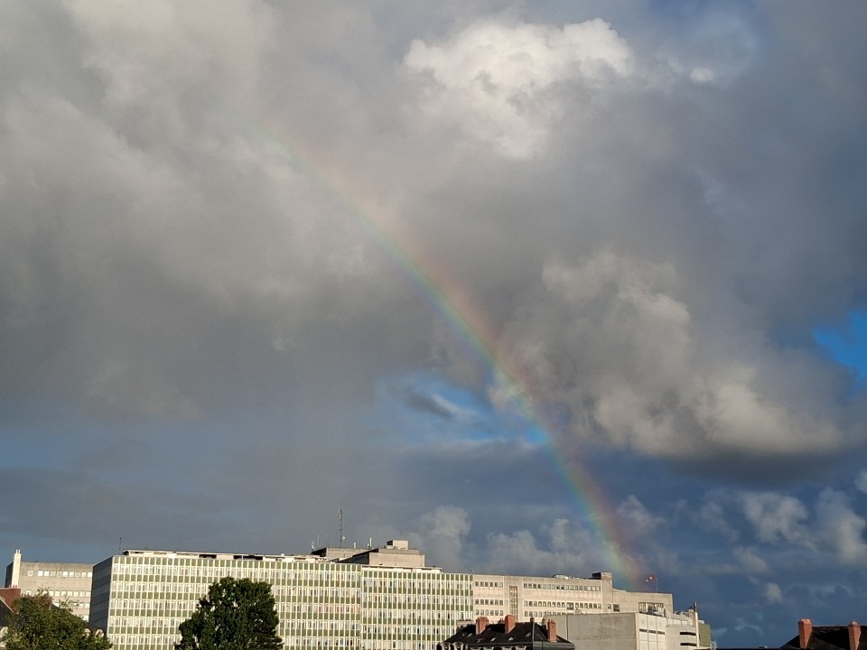 Rain while packing, Nantes, France