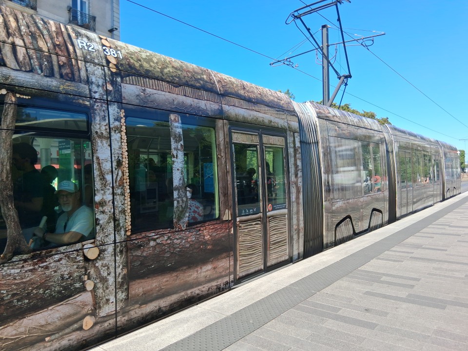 The tramway in Nantes, October 2025