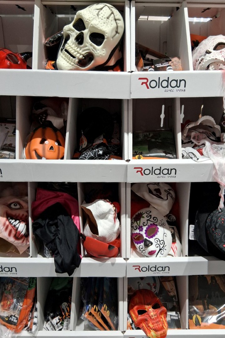 Halloween at Lerclerc, a French supermarket, 1 rue Ordronneau route de Pornic 44400, Rezé