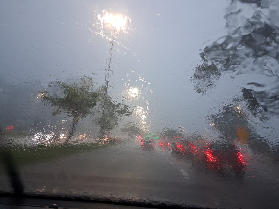 The drive back from Praia dos Inglese, Florianópolis 