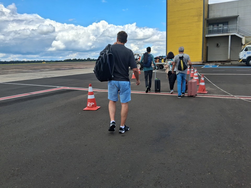 LA4520, CGH to IGU, landing in Foz do Iguaçu