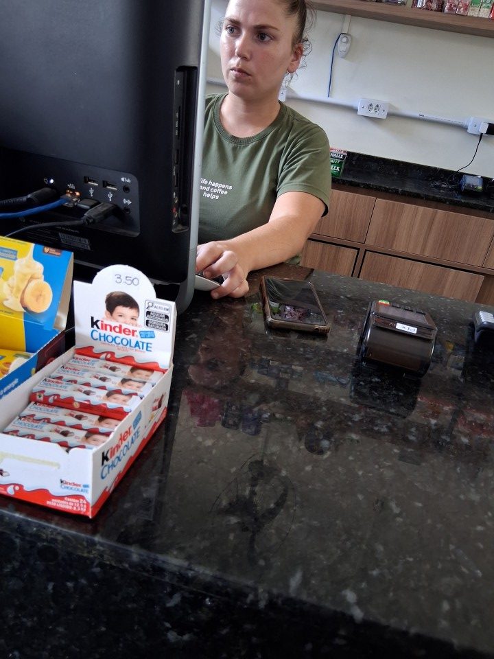 Lunch break between Curitiba and Blumenau