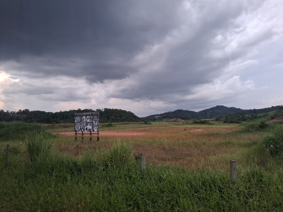 In the Catarinense bus from Curitiba to Blumenau