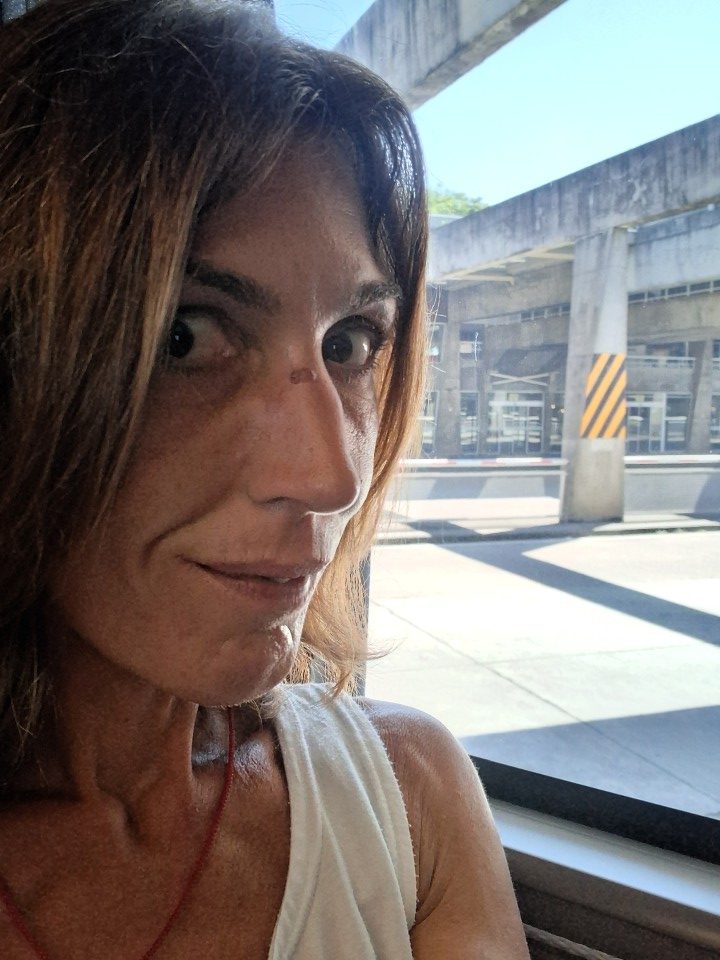 In the Catarinense bus from Curitiba to Blumenau