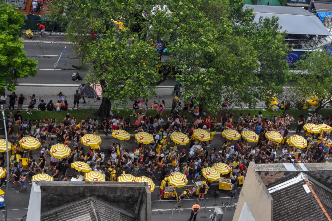 Bloco Calvin Harris, Rua Consolação, pré-Carnaval  São Paulo