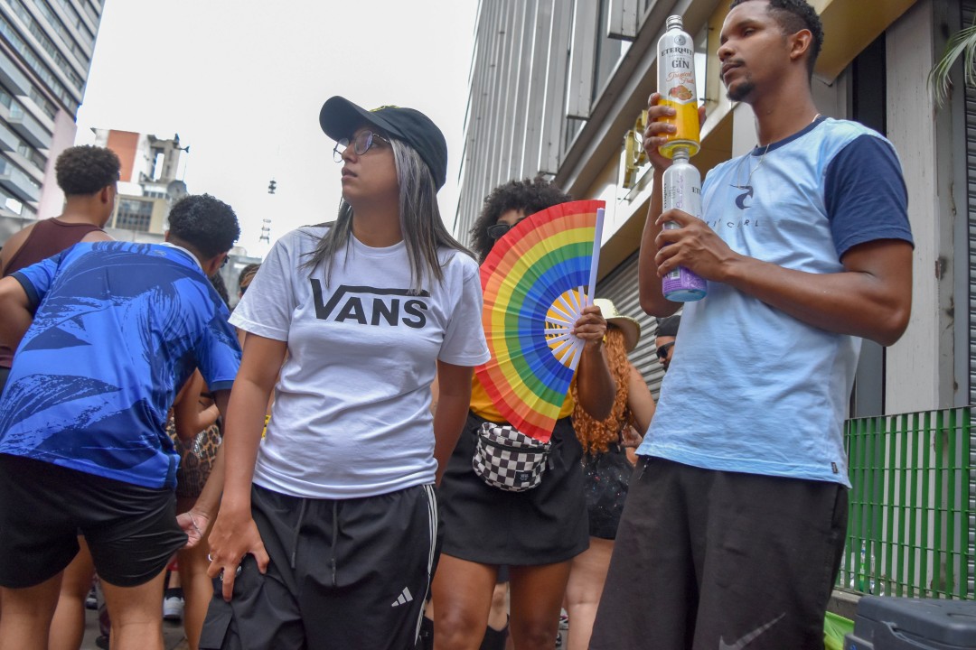 Bloco Calvin Harris, Rua Consolação, pré-Carnaval  São Paulo