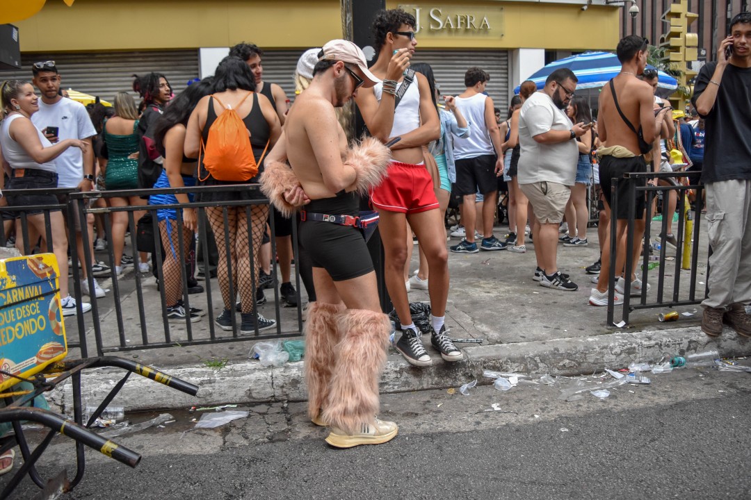 Bloco Calvin Harris, Rua Consolação, pré-Carnaval  São Paulo