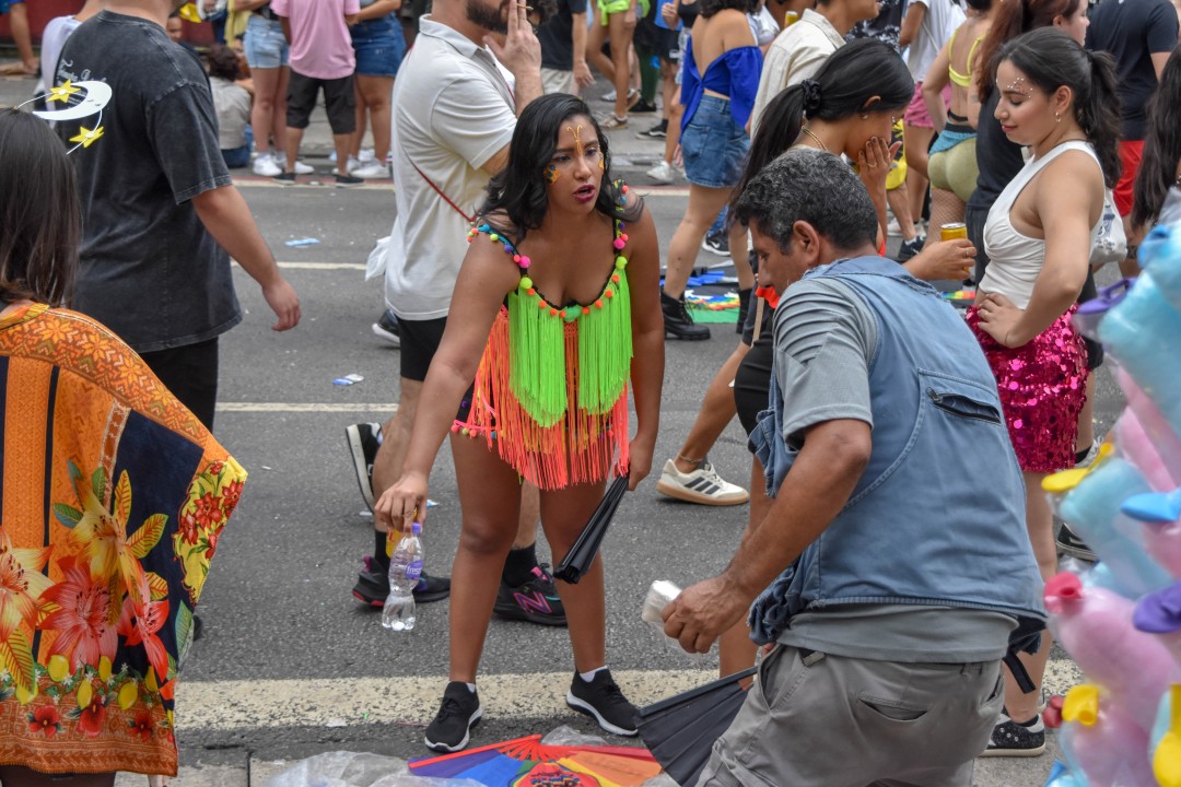 Bloco Calvin Harris, Rua Consolação, pré-Carnaval  São Paulo