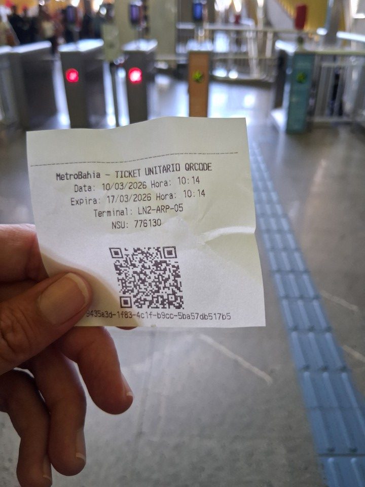 CCR Metrô Bahia, Salvador subway from the airport to Campo da Pólvora