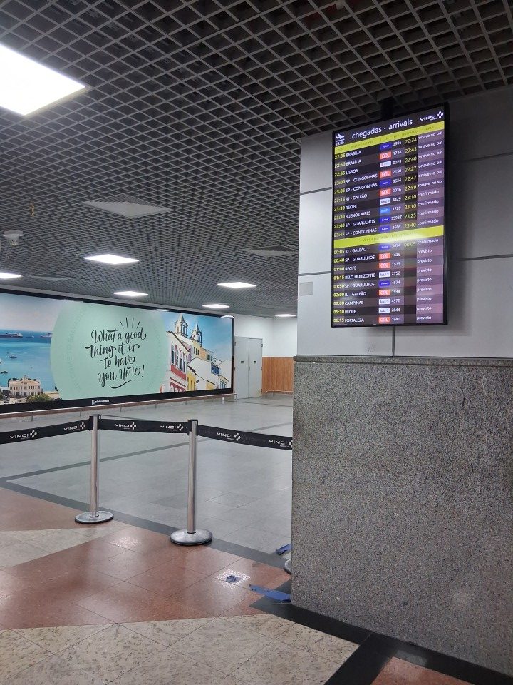 Aeroporto Internacional de Salvador Luís Eduardo Magalhães, Pr. Gago Coutinho, S/N - São Cristóvão, Salvador - BA, 41602-065