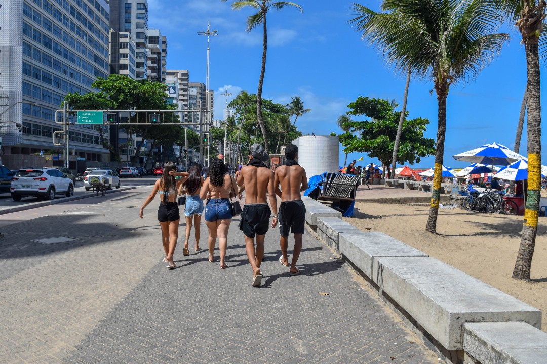 Praia de Boa Viagem, Boa Viagem, Recife - State of Pernambuco