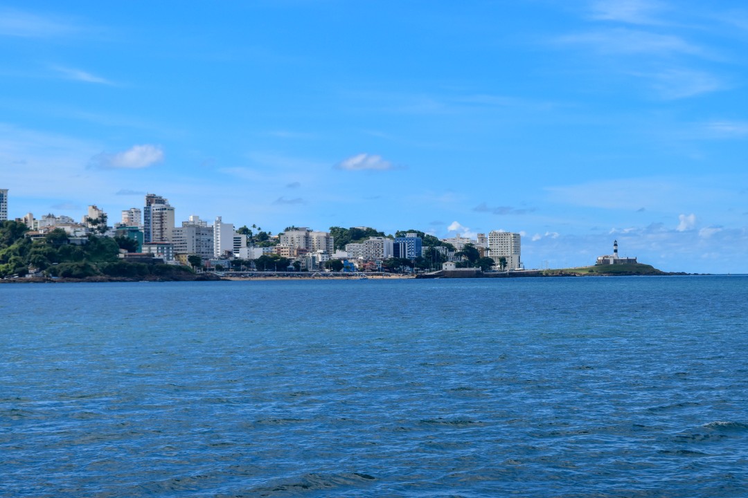 Leaving Salvador, Biotur catamarã, Salvador to Morro de São Paulo