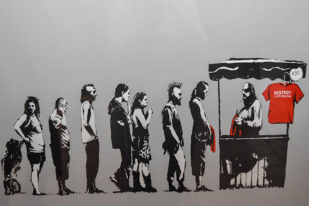 Exposition Banksy, Collégiale Saint-Martin, 23 Rue Saint-Martin, 49000 Angers