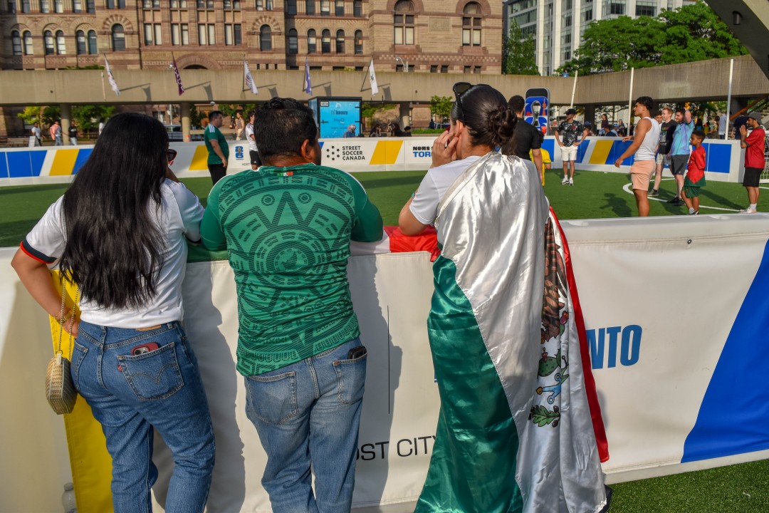 FIFA World Cup 2026 day 1, Nathan Phillips Square, 100 Queen St W, Toronto