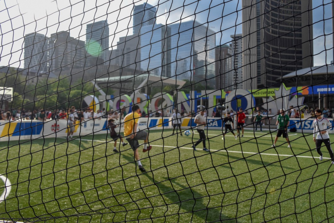 FIFA World Cup 2026 day 1, Nathan Phillips Square, 100 Queen St W, Toronto